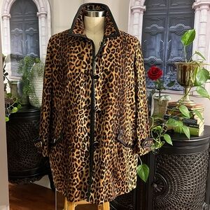 Jones New York reversible Chita jacket ladies size L !